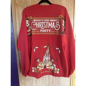 Mickey Very Merry Christmas Party Adult Spirit Jersey Medium - NEW W/ TAG 2025